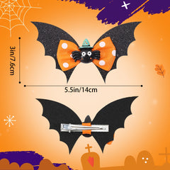 Halloween Double Bat Wing Hair Clip