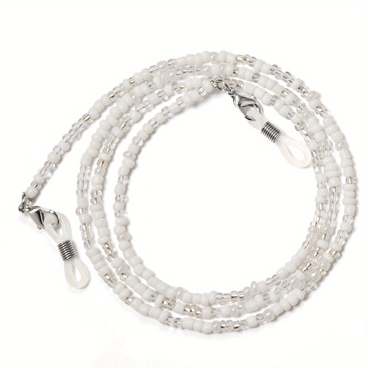 5pcs Beaded Glasses Chain Eyeglasses Lanyard Strap Face Covering Retainer