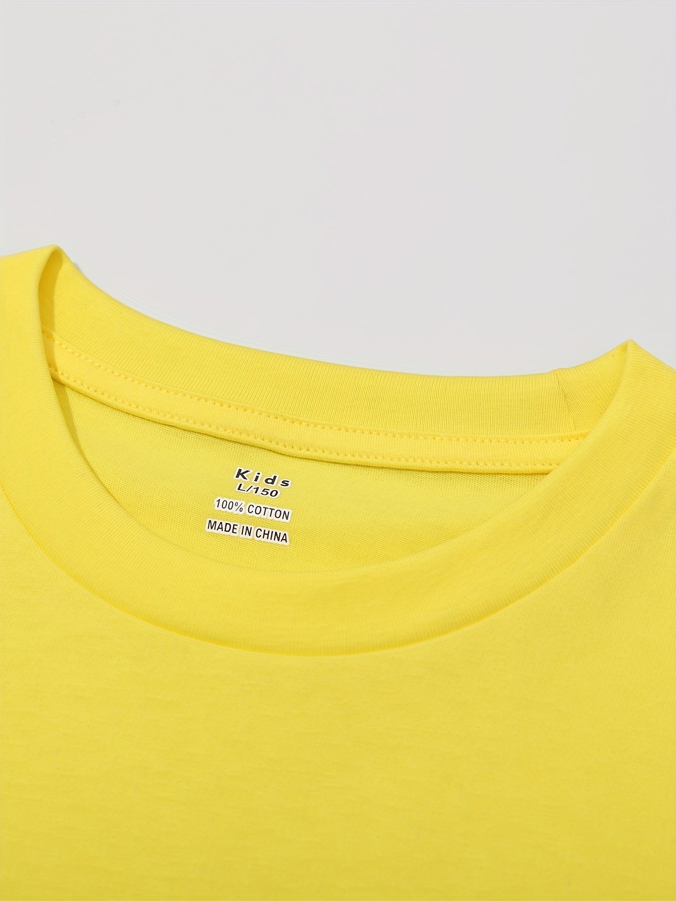 Kids' Cotton Summer T Shirt Short Sleeve Top