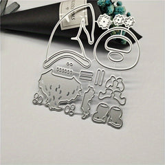 Metal Cutting Die Stencil Santa Claus For Card Decoration DIY Scrapbooking
