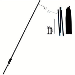 Portable Folding Lantern Stand Pole for Camping Fishing Picnic BBQ