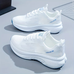 Women's Letter Print Mesh Yoga Running Shoes Breathable