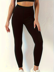 Solid Skinny Leggings Casual Every Leggings Women's Clothing