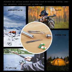 3pcs Nail Clippers Ear Spoon Keychain Set for Outdoor Travel