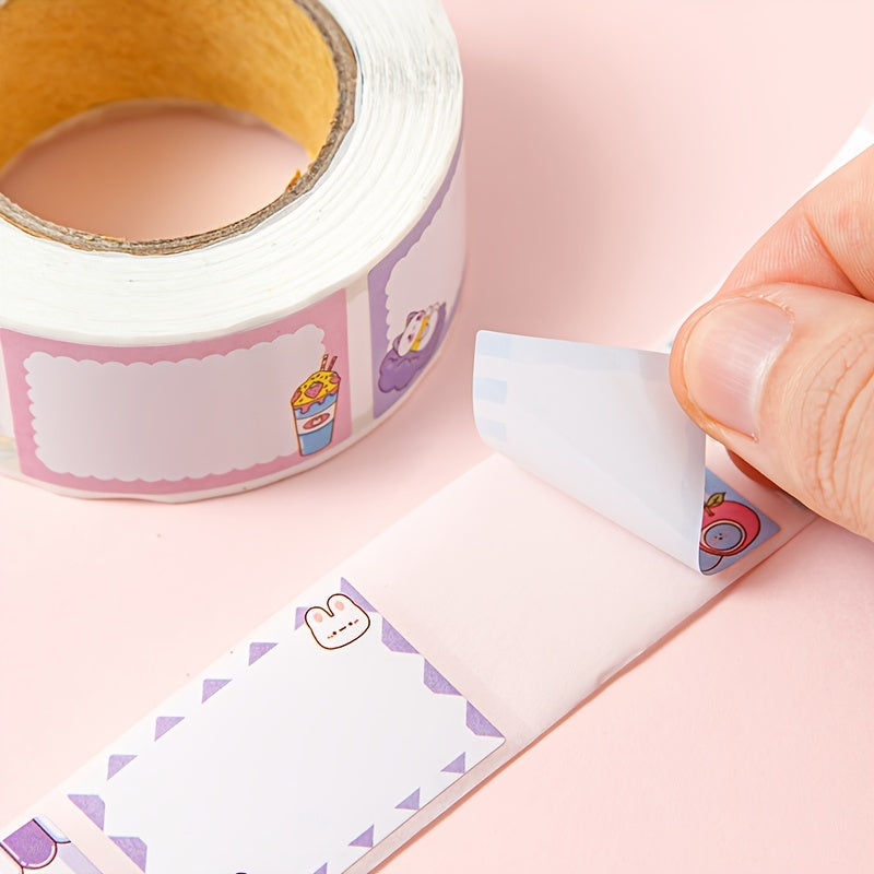 350 Name Stickers Colorful Tape School Label Stickers