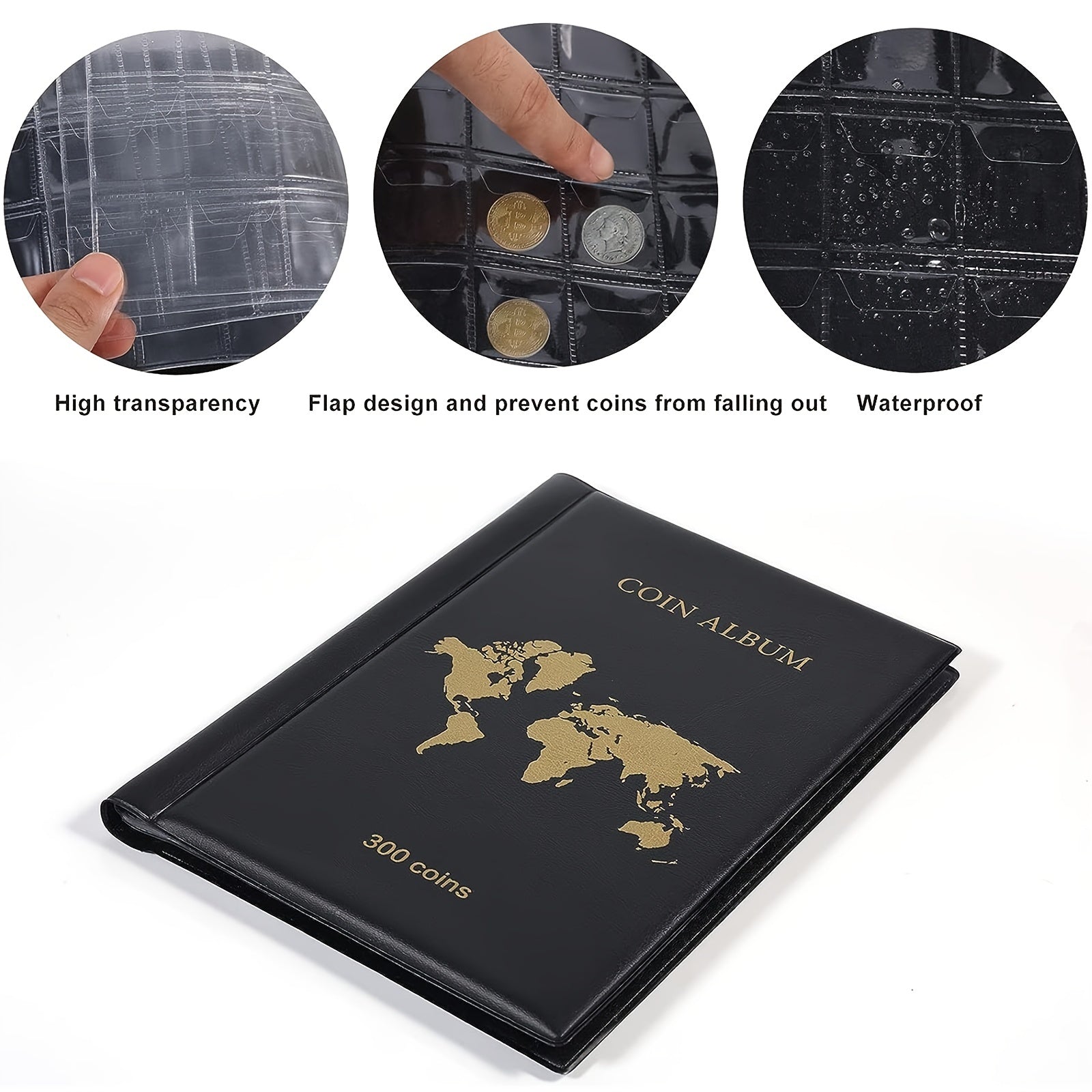 Coin Collection Book Holder Album For Collectors Coins Display