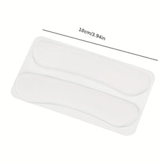 1 Pair Transparent Soft Silicone Heel Protector Foot Care Insole