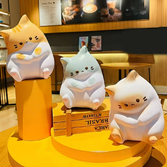 Cat Stress Balls Squishy Foam Toys Elastic Sensory Ball for Kids