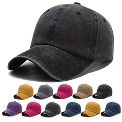 Distressed Baseball Cap Unisex Dad Hat Sun Hats For Women Men