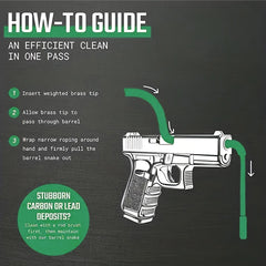 Bore Rope Brush Cleaner for Different Calibers - Choose Your Cal