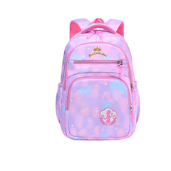 Princess School Backpack Lightweight Waterproof Large Capacity