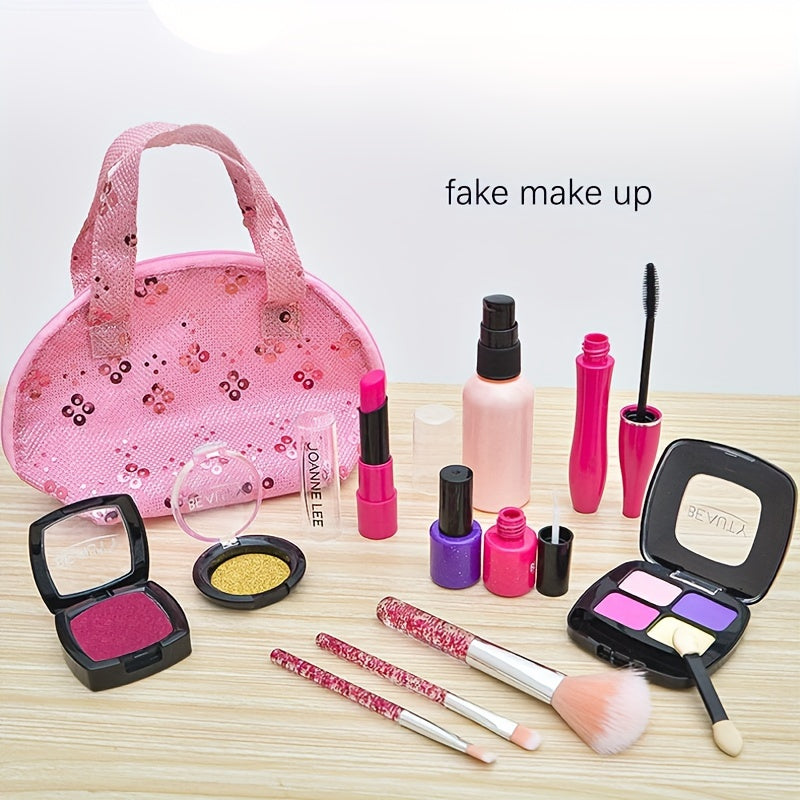 Kids Makeup Toy Set - Lipstick, Eye Shadow & More