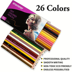 Professional Charcoal Pencils Set for Skin Tone Colored Sketching