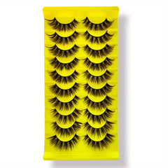 10 Pairs 10D Dramatic Cat Eye False Eyelashes 15 18mm