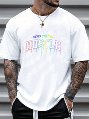 Men's California Graphic Print Crew Neck T-shirt