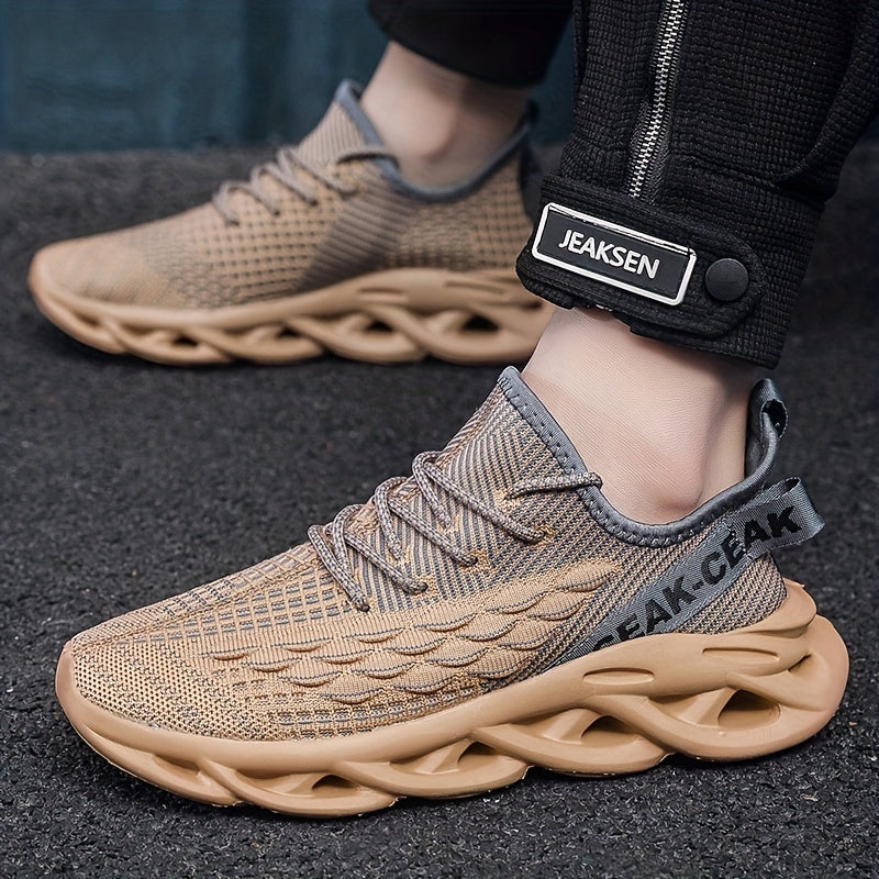 Men's Lightweight Lace Up Casual Shoes Breathable Comfortable Sneakers