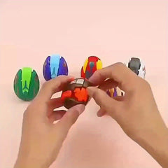 Set of 6 Deformable Dinosaur Egg Toys for Kids - Fun Party Favors