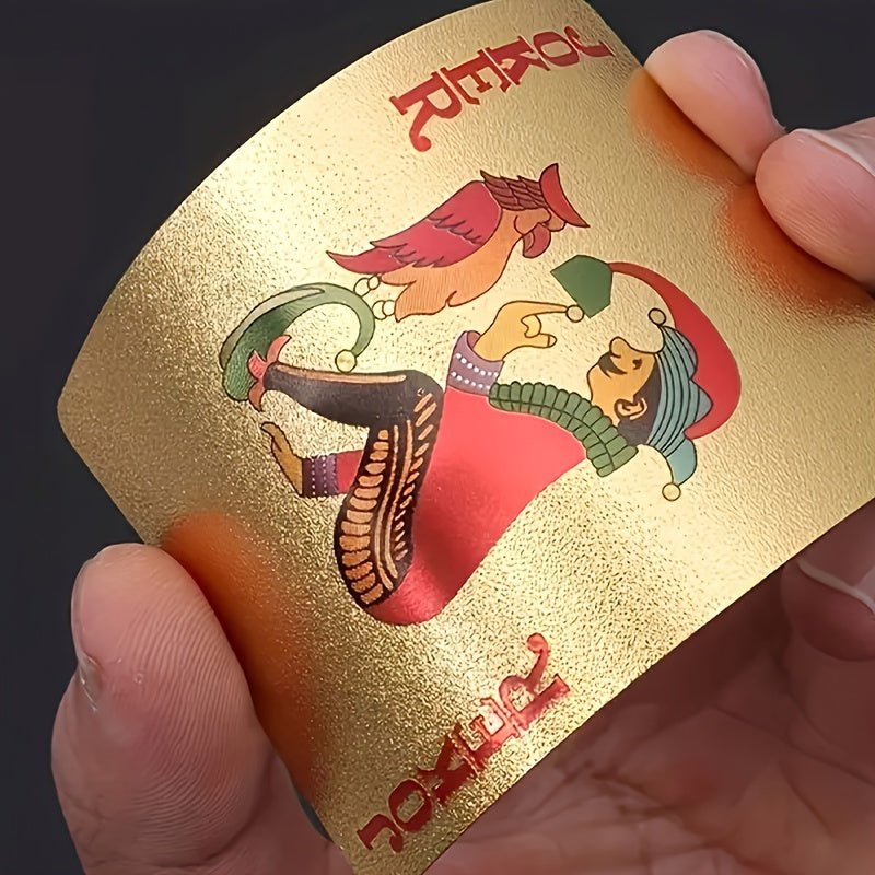 54pcs Waterproof Plastic Playing Cards for Adults Magic Collectors