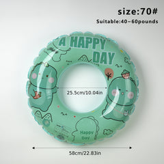 Inflatable Swimming Ring for Adults, Thicken Life Buoys, Sit On Armpits, Women
