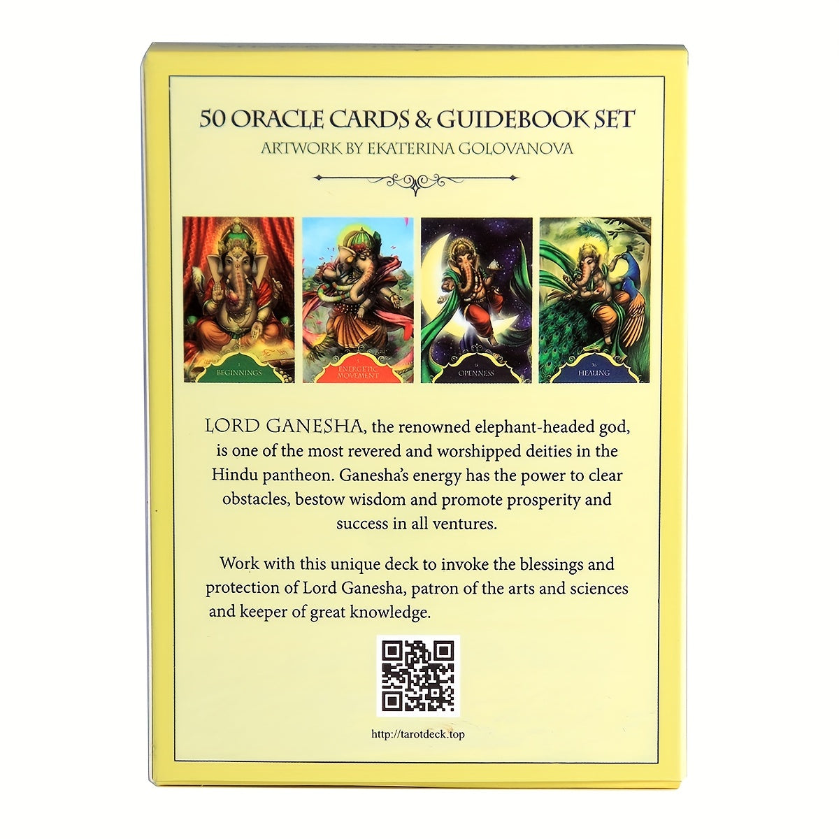 Lord Ganesha Oracle Deck Card Game Tarot Cards