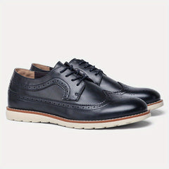 Men's Brogue Low Top Dress Shoes Non Slip Formal Shoes
