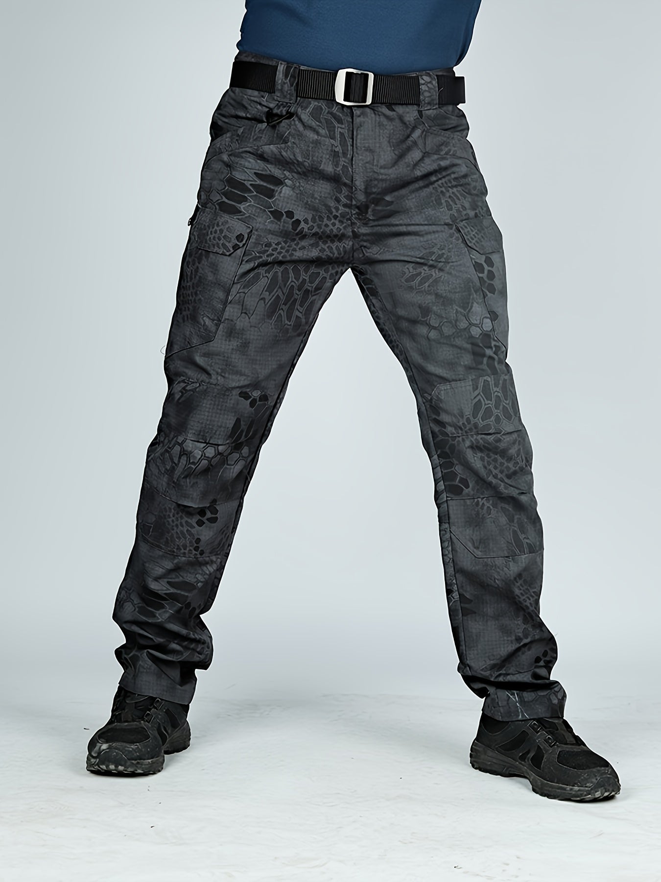 Men's Cargo Pants All Over Print Relaxed Fit Loose Tactical Pants