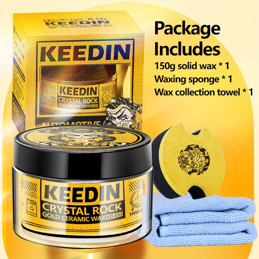 Car Protective Wax Scratch Resistant Water Resistant Bright Plated Crystal Wax