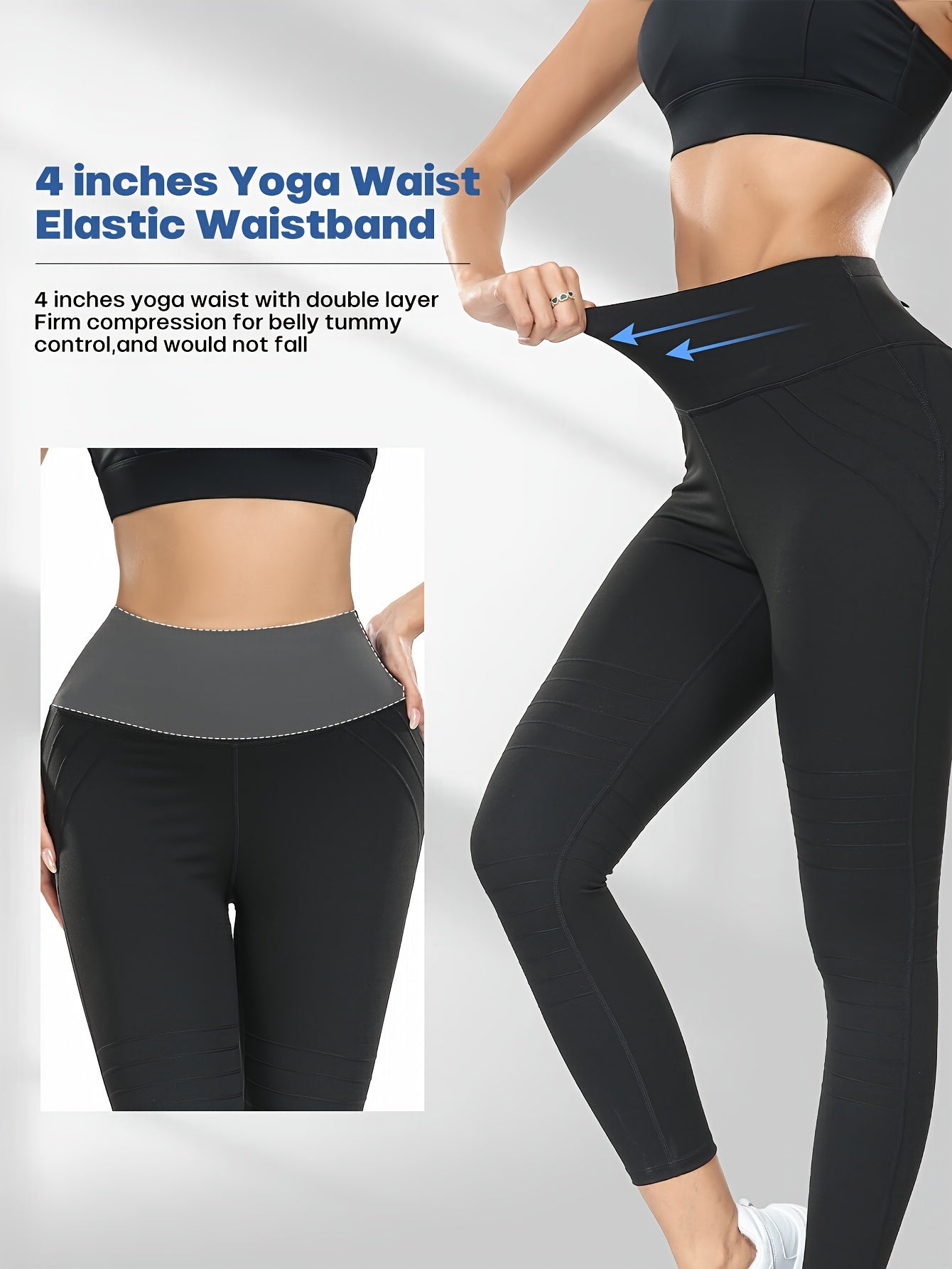 High Waist Butt Lifting Yoga Pants with Pockets