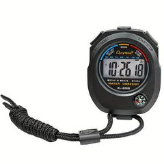 Digital Sports Stopwatch Chronograph LCD Timer Waterproof Alarm Watch