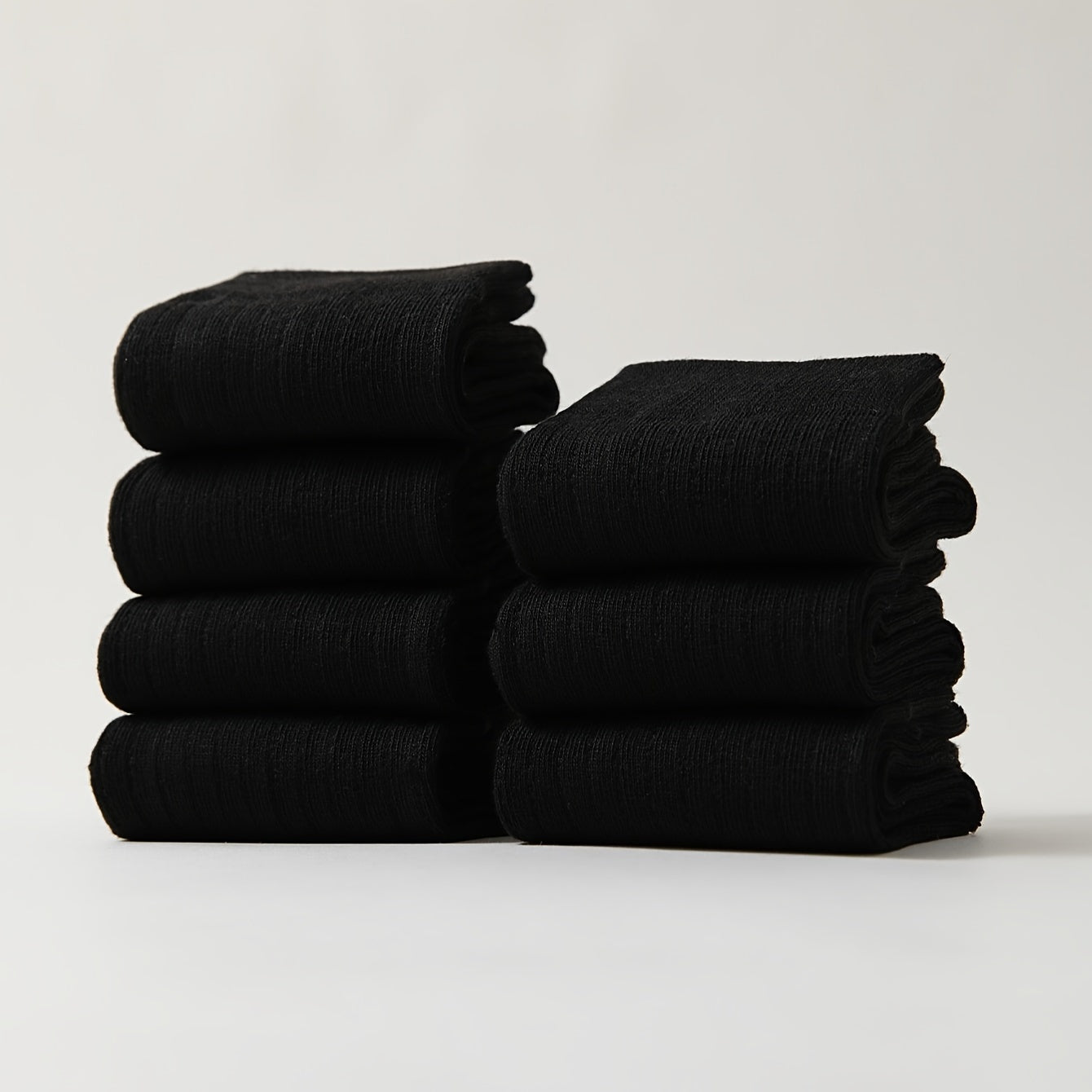10 Pairs Comfy & Breathable Women's Solid Socks All-match Stockings
