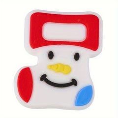 9pcs Christmas Silicone Focal Beads for Keychain Necklace Bracelet