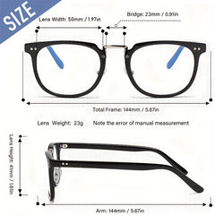 Men's Anti Light Reading Glasses Business Casual Eyeglasses