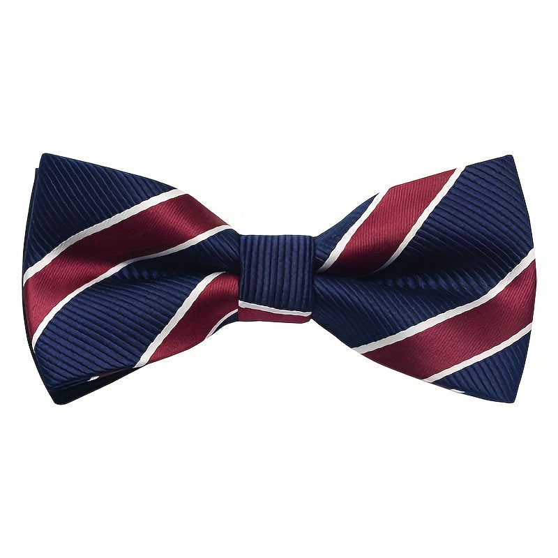 Kids Striped Bear Bow Tie Suit Dress Tie For Boys