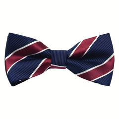 Kids Striped Bear Bow Tie Suit Dress Tie For Boys