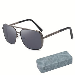 Men's Square Frame UV Protection Sunglasses
