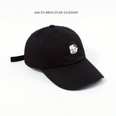 Cartoon Embroidery Couple Baseball Cap Sun Hat Dad Hats