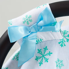 Girls Snowflake Pattern Sunshade Seat Cover