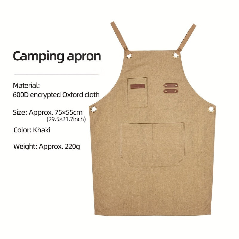 Nylon Work Apron Waterproof Adjustable Tool Apron For Cooking Kitchen BBQ Artist