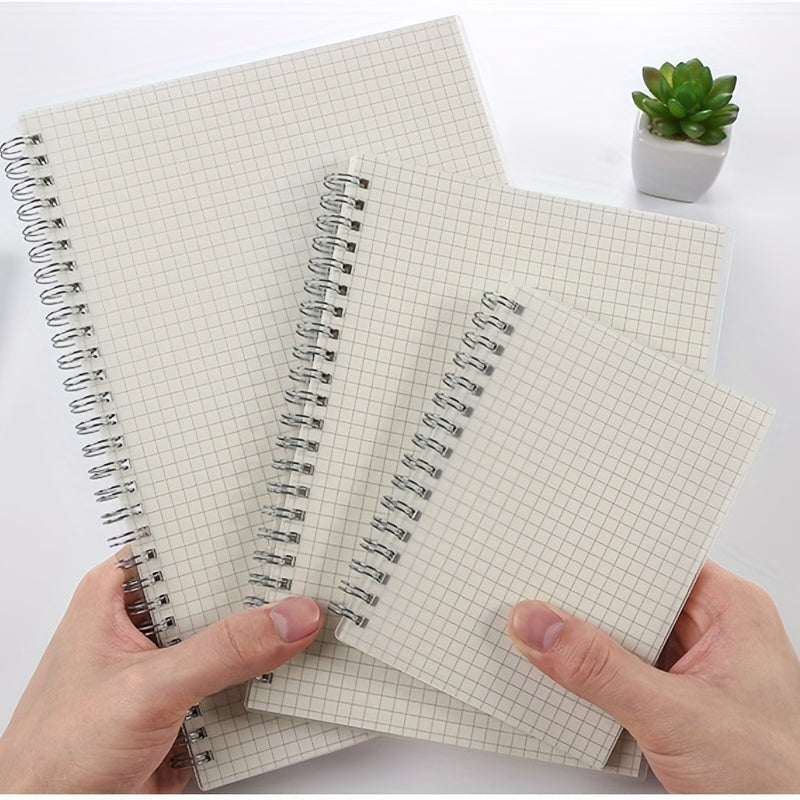 Transparent Hardcover Ruled Spiral Notebook Lined Journal Writing Diary