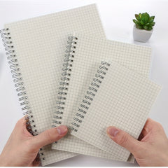 Transparent Hardcover Ruled Spiral Notebook Lined Journal Writing Diary