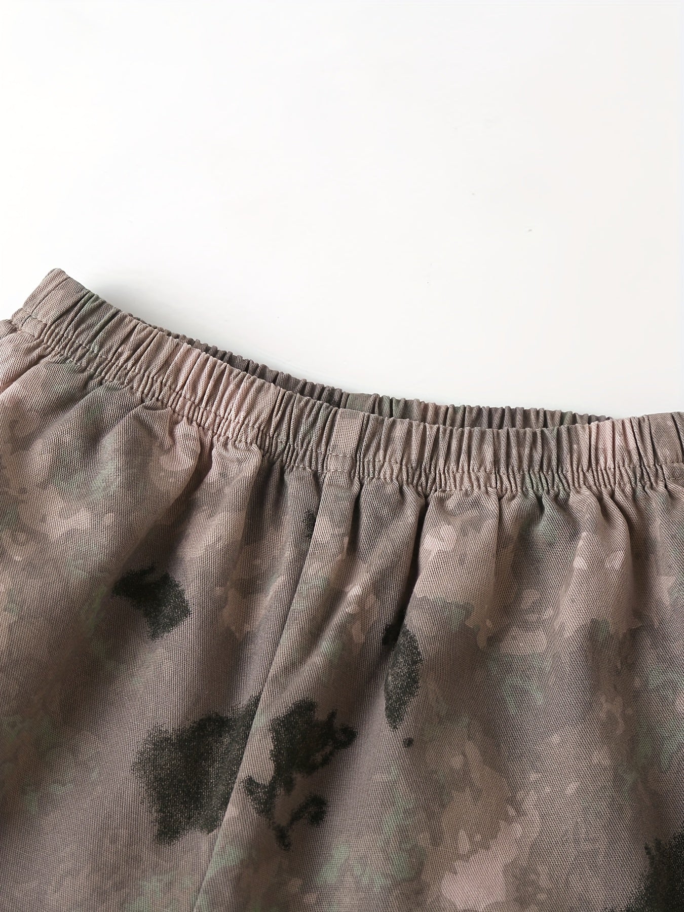 Boys Camouflage Outfit Short Sleeves Shirt & Shorts Kids Summer Clothes Sets