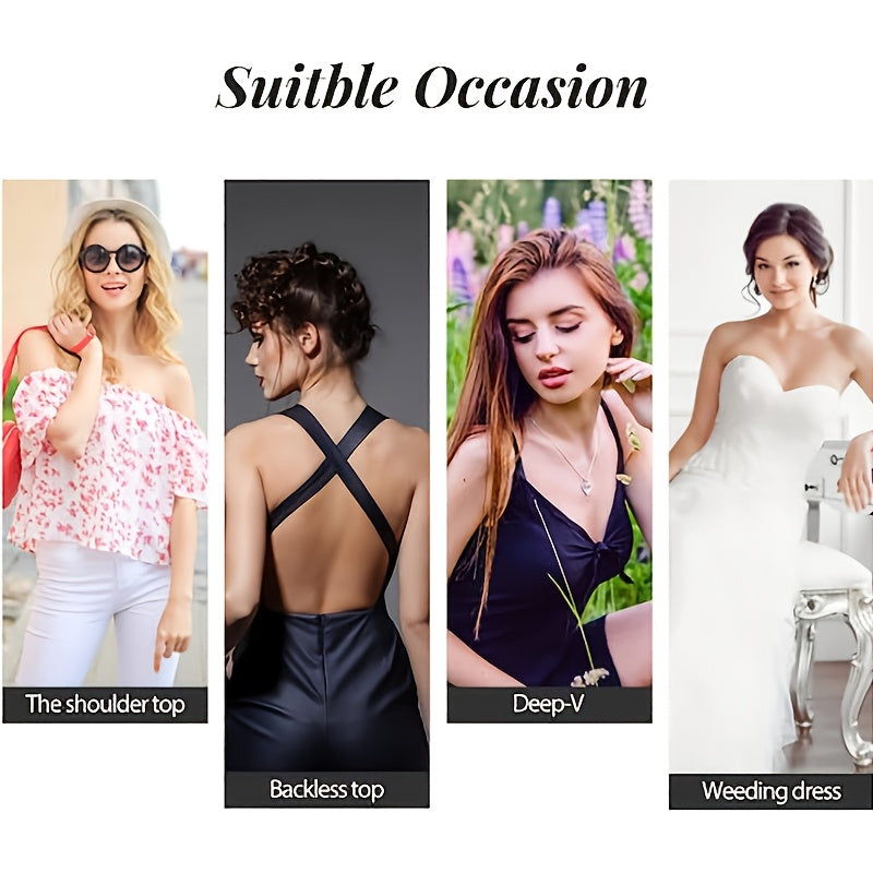 Wing Shape Push Up Bra For Strapless Dresses