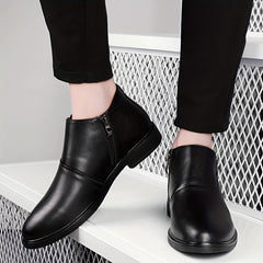 Men's Monk Strap Ankle Top Boots Wear resistant Non Slip Outdoor Casual Boots