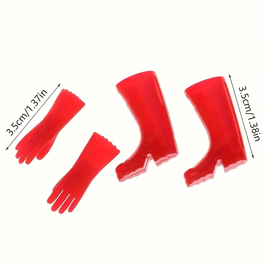 Colorful Rubber Gloves & Boots Set: Ideal Gift for Hobbyists