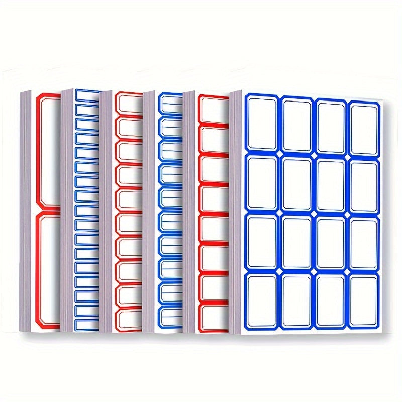 480 Oral & 320 Classification Self-Adhesive Stickers - Handwritten Name Labels