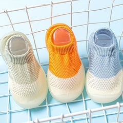 Comfy Slip On Sock Shoes for Baby Girls Non Slip Walking Shoes
