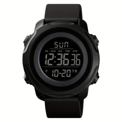 Unisex Waterproof Digital Sports Watch Alarm LED Backlight