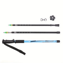 2pcs Telescopic Hiking Stick Lightweight Walking Pole
