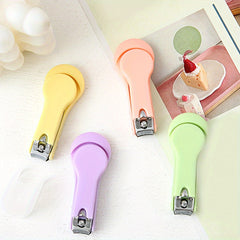Portable Nail Clipper Manicure Tool Splash-proof Nail Scissor