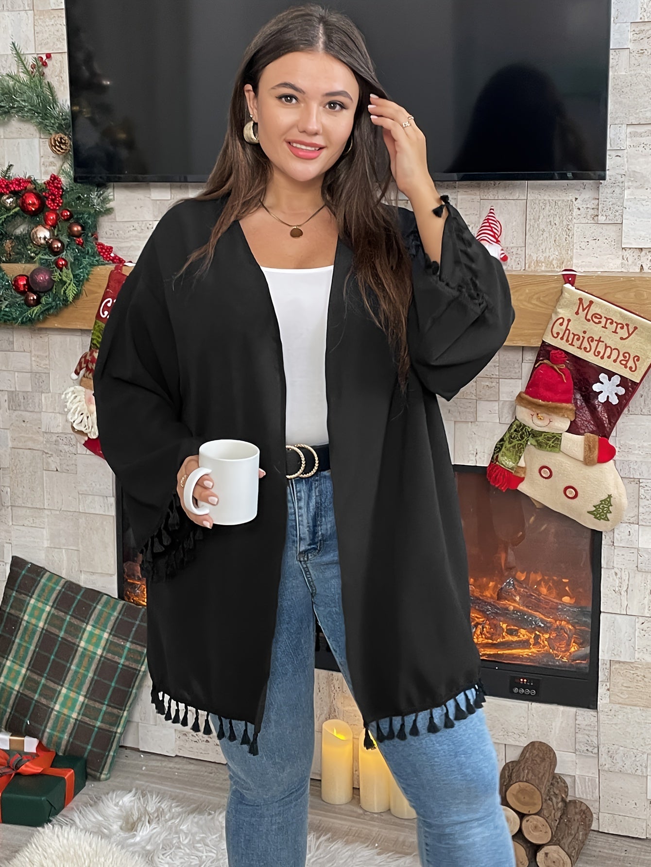 Vacay Kimono Long Sleeve Cover Up